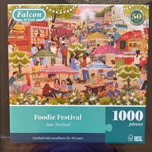 Falcon de Luxe Foodie Festival 1000-Piece Puzzle
